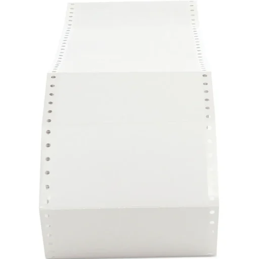 Universal 2.94 in. x 5 in. Dot Matrix Printer Labels- White (3000/Box)
