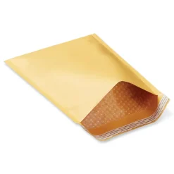 Universal 4 x 8 Peel Seal Strip Cushioned Mailer, Extension Flap, Self-Adhesive Closure (500/Carton)