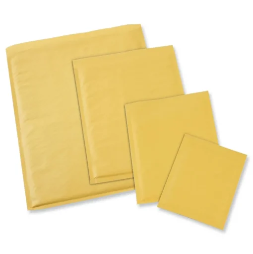 Universal 4 x 8 Peel Seal Strip Cushioned Mailer, Extension Flap, Self-Adhesive Closure (500/Carton)