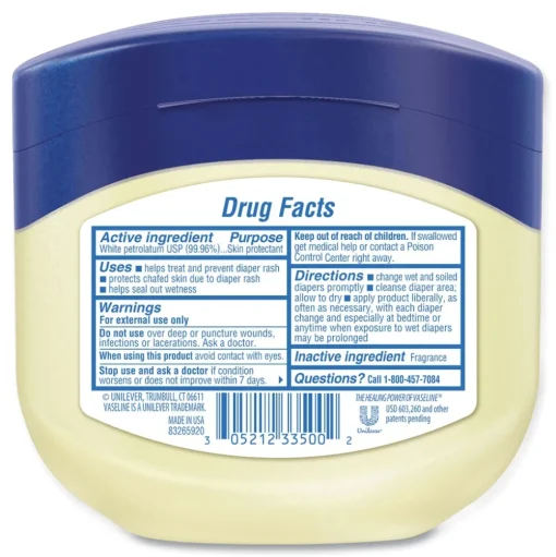 Vaseline 13 oz Jelly Original (24/Carton)