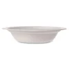 Vegware 12 oz. Molded Fiber Compostable Sugarcane Tableware Bowl - White (1000/Carton)