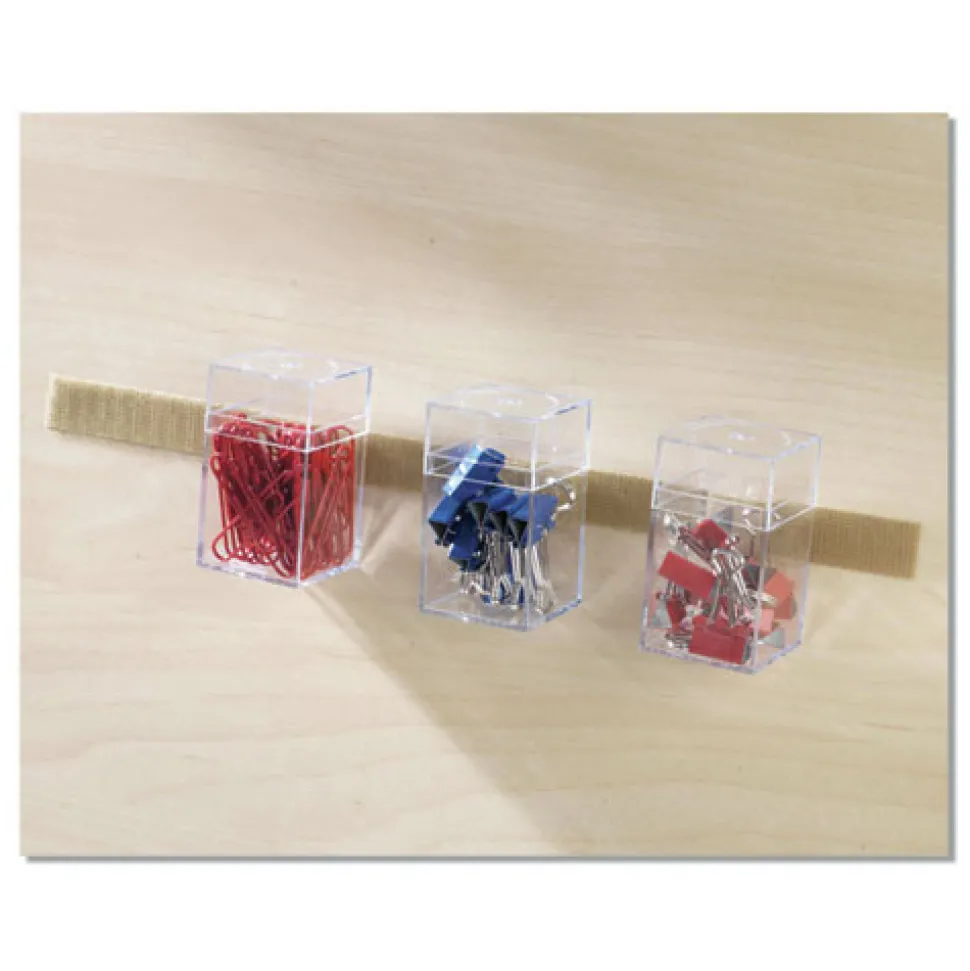 Velcro 0.75 in. x 15 ft. Removable Adhesive Sticky-Back Fasteners with Dispenser - Beige (1-Roll)