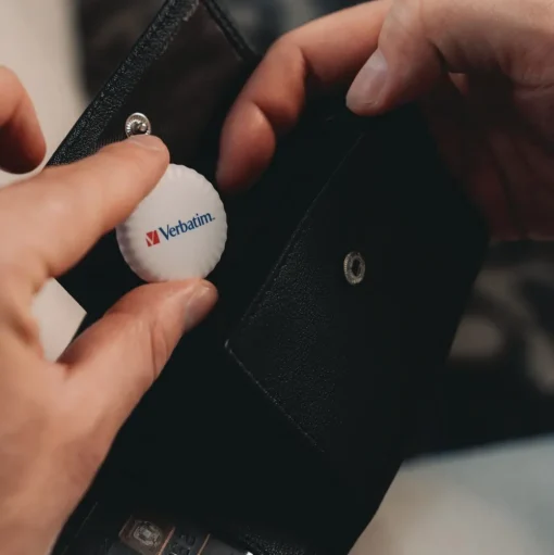 Verbatim My Finder Bluetooth Coin Tracker for Apple iOS - Black/Purple/White (3/Pack)