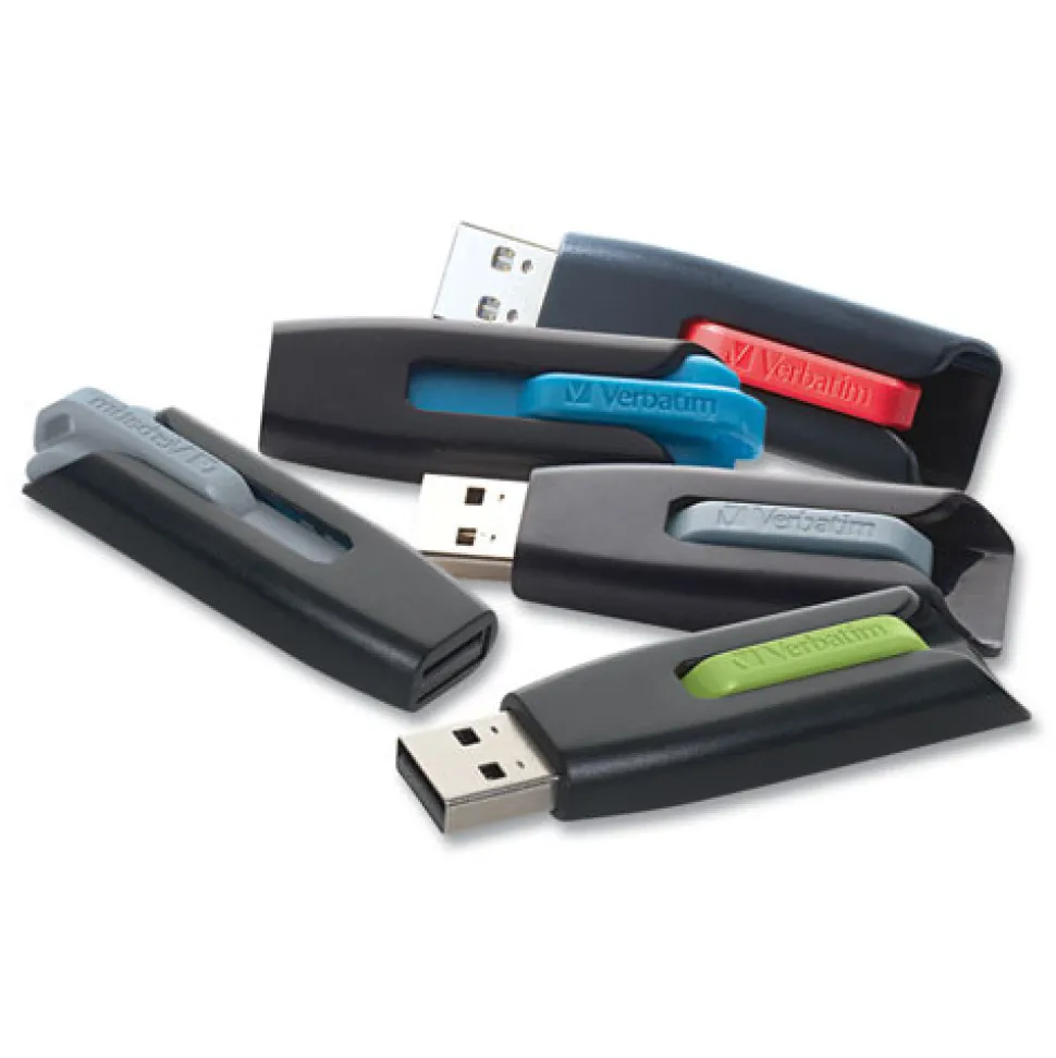 Verbatim Store 'n' Go V3 8 GB USB 3.0 Drive - Black/Gray