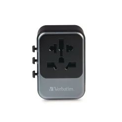Verbatim UTA-07 3-USB-A/3-USB-C Universal Travel Adapter