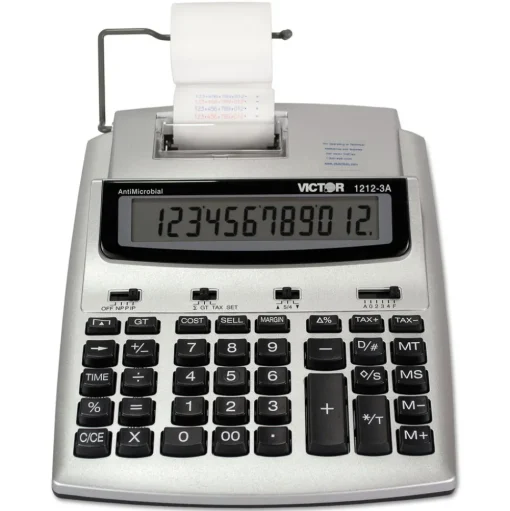 Victor Black/Red Print 2.7 Lines/Sec Antimicrobial Printing Calculator