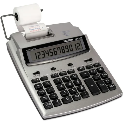 Victor Black/Red Print 2.7 Lines/Sec Antimicrobial Printing Calculator