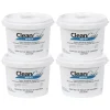 Wexford Labs 1-Ply 8 x 5.5 CleanCide Disinfecting Wipes - Fresh Scent/White (4/Carton)