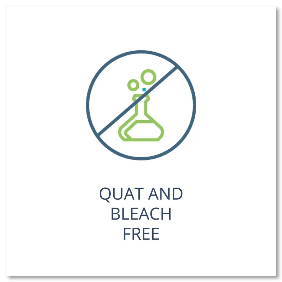 Wexford Labs 1-Ply 8 x 5.5 CleanCide Disinfecting Wipes - Fresh Scent/White (4/Carton)