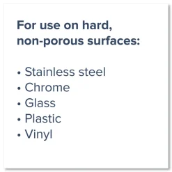 Wexford Labs 1-Ply 8 x 5.5 CleanCide Disinfecting Wipes - Fresh Scent/White (4/Carton)