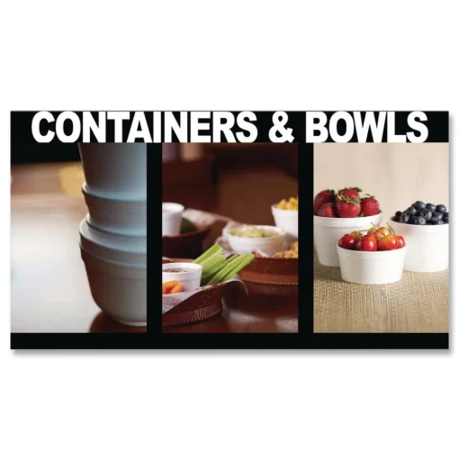 WinCup 16 oz Tall Style Foam Bowls - White (500/Carton)