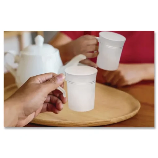 WNA 8 oz Classicware Plastic Coffee Mugs - White (192/Carton)