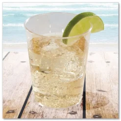 WNA Tall 8 oz Comet Plastic Tumbler - Clear (500/Carton)