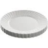 WNA WNA RSCW91512W 9 in. Diameter Plates Classicware Plastic Dinnerware - White (180/Carton)