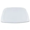 World Centric 6.5 in. x 7.5 in. x 0.3 in. PLA Rectangular Plastic Deli Container Lids - Clear (600/Carton)