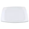 World Centric 4.8 in. x 5.9 in. x 0.3 in. PLA Rectangular Plastic Deli Container Lids - Clear (900/Carton)