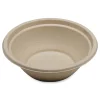 World Centric 7.4 in. x 7.4 in. x 2.3 in. 24 oz. Paper Fiber Bowls - Natural (500/Carton)