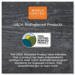 World Centric 8 oz. NoTree Paper Hot Cups - Natural (1000/Carton)