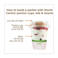 World Centric 9 oz PLA Plastic Cold Cups - Clear (1000/Carton)