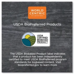 World Centric Hot Cup Sleeves Fits 8 oz. Cups - Natural (1000/Carton)