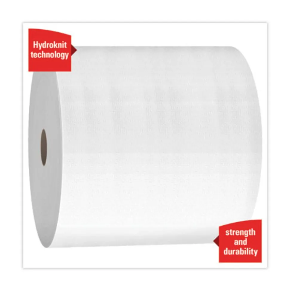 WypAll 13.4 in. x 9.8 in. Jumbo Roll X50 Cloths - White (1100/Roll)