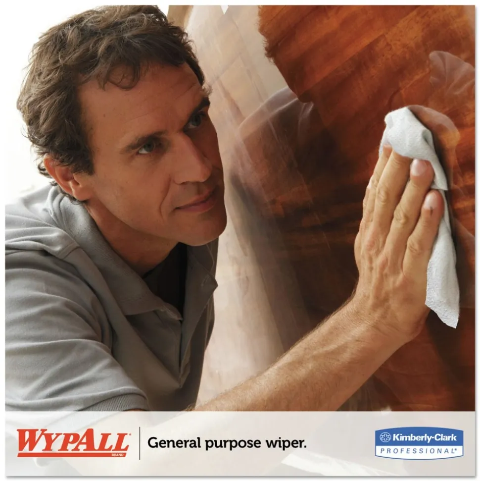 WypAll 19.5 in. x 42 in. L40 Dry Up Towels - White (200 Towels/Carton)