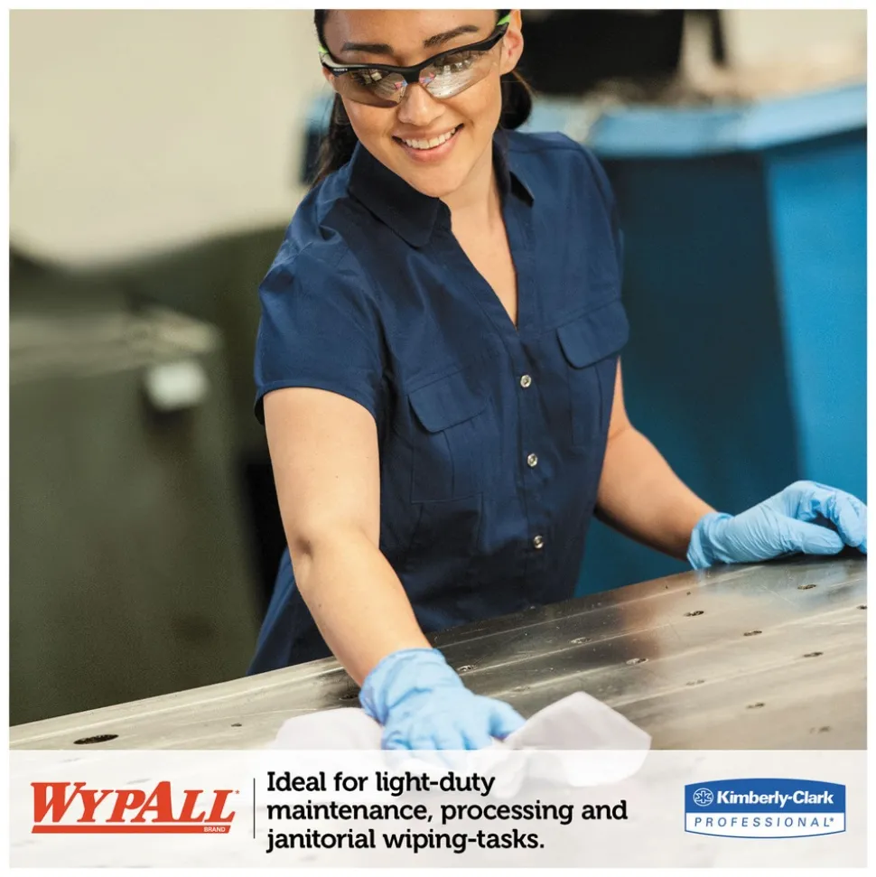 WypAll 10 in. x 9.8 in. POP-UP Box L30 Towels - White (1200/Carton)