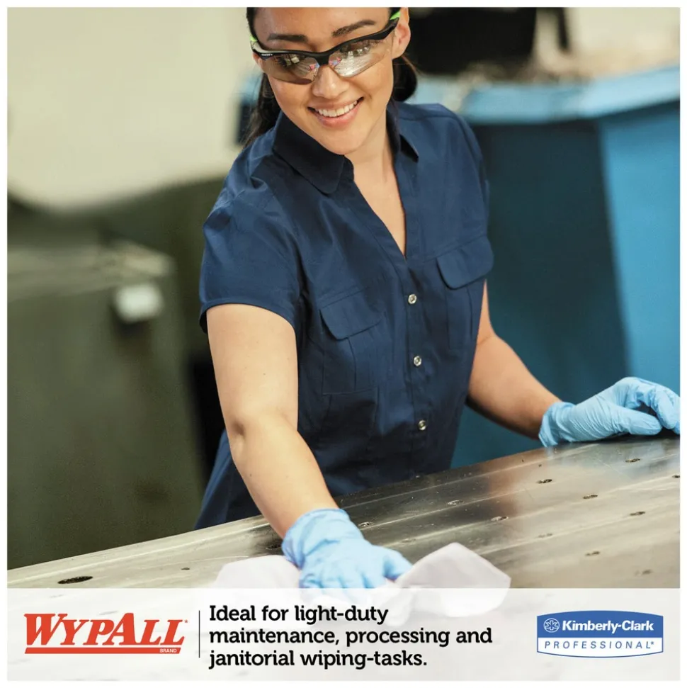 WypAll L30 POP-UP Box 9.8 in. x 16.4 in. Towels - White (120/Box, 6 Boxes/Carton)