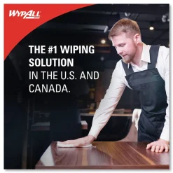 WypAll L30 Quarter Fold 12.5 in. x 12 in. Towels (90/Polypack, 12 Polypacks/Carton)