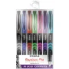 Zebra 0.6 mm Fine Fountain Pen - Assorted Ink and Barrel Colors (7/Pack)