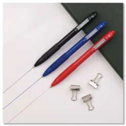Zebra 20610 Z-Grip Medium 1 mm Recycled Retractable Ballpoint Pen - Black Ink/Black Barrel (1-Dozen)