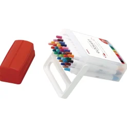 Zebra ClickArt Fine 0.6 millimeter Retractable Porous Point Pen - Assorted Ink/White Barrel (36/Pack)