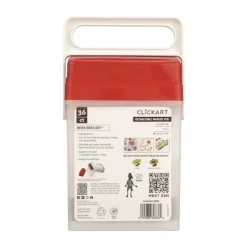 Zebra ClickArt Fine 0.6 millimeter Retractable Porous Point Pen - Assorted Ink/White Barrel (36/Pack)