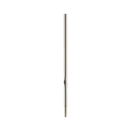 Zebra Fine 0.8 mm F-Series Conical Tip Ballpoint Stainless Steel Pen Refill - Black Ink (2/Pack)