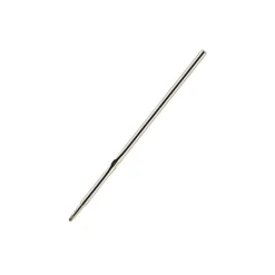 Zebra Fine 0.8 mm F-Series Conical Tip Ballpoint Stainless Steel Pen Refill - Black Ink (2/Pack)