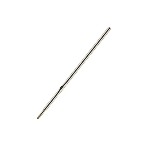 Zebra Fine 0.8 mm F-Series Conical Tip Ballpoint Stainless Steel Pen Refill - Black Ink (2/Pack)