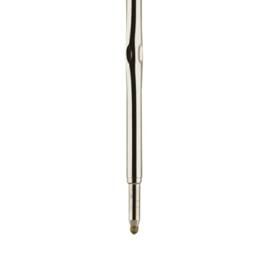 Zebra Fine 0.8 mm F-Series Conical Tip Ballpoint Stainless Steel Pen Refill - Black Ink (2/Pack)